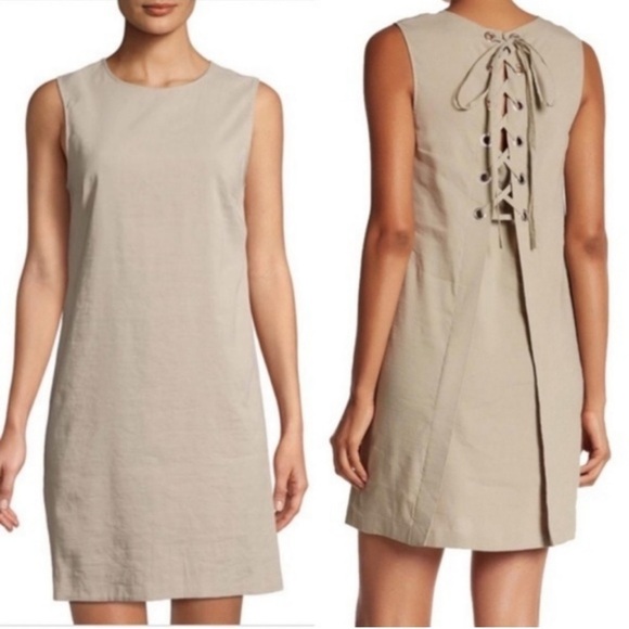 THEORY Lace Back Raglan Dress - Picture 1 of 7